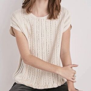 Lucky Brand Cream Knit Top